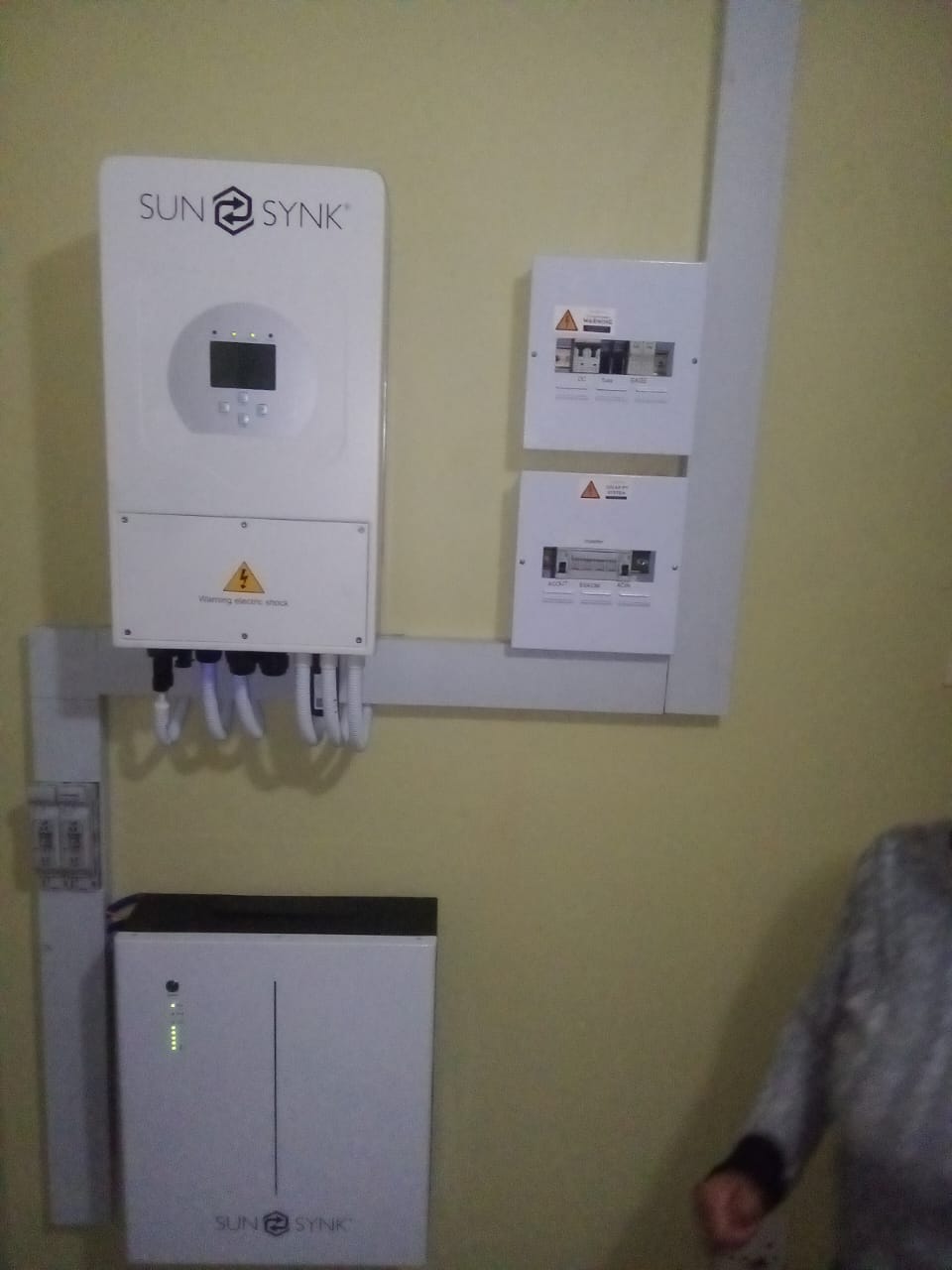 Plumbing install detail